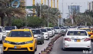 سفر با تاکسی در کیش